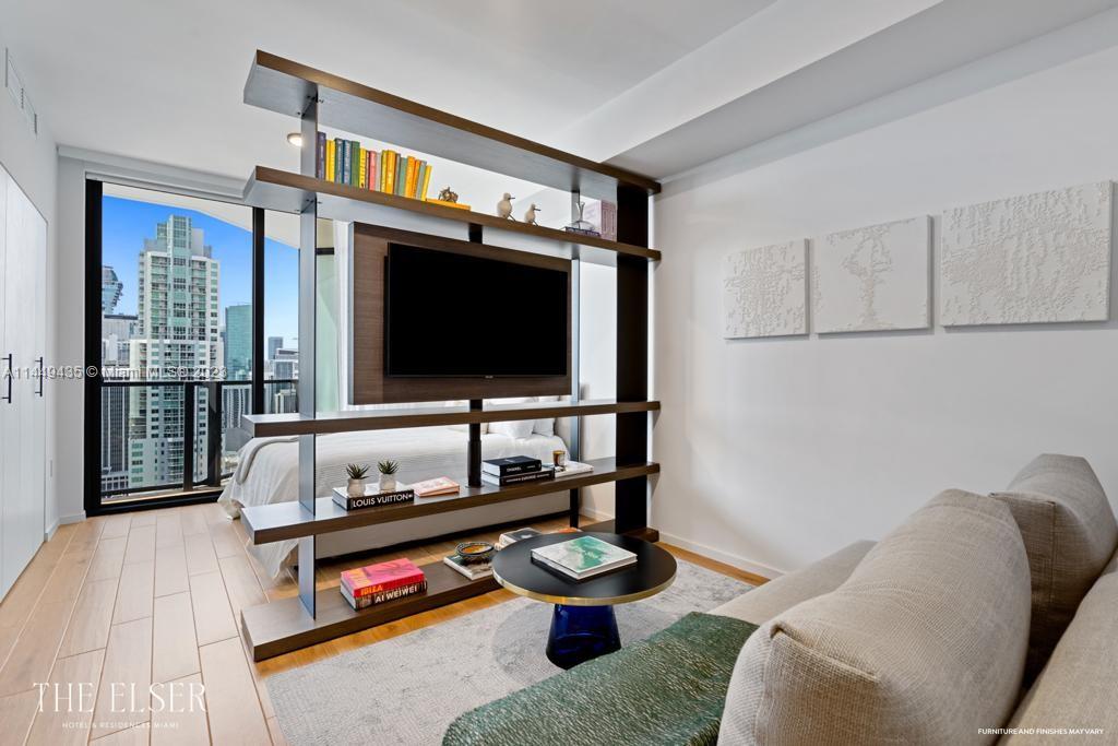 The Elser Hotel and Residences will offer a lively, dynamic lifestyle for tastemakers of every stripe. Enjoy access to world-class entertainment, arts, and dining. It allows short and long term rental. LOCATION! Inverstors, this is your opportunity. Bay and skyline view. This unit is ready to start generating you income.