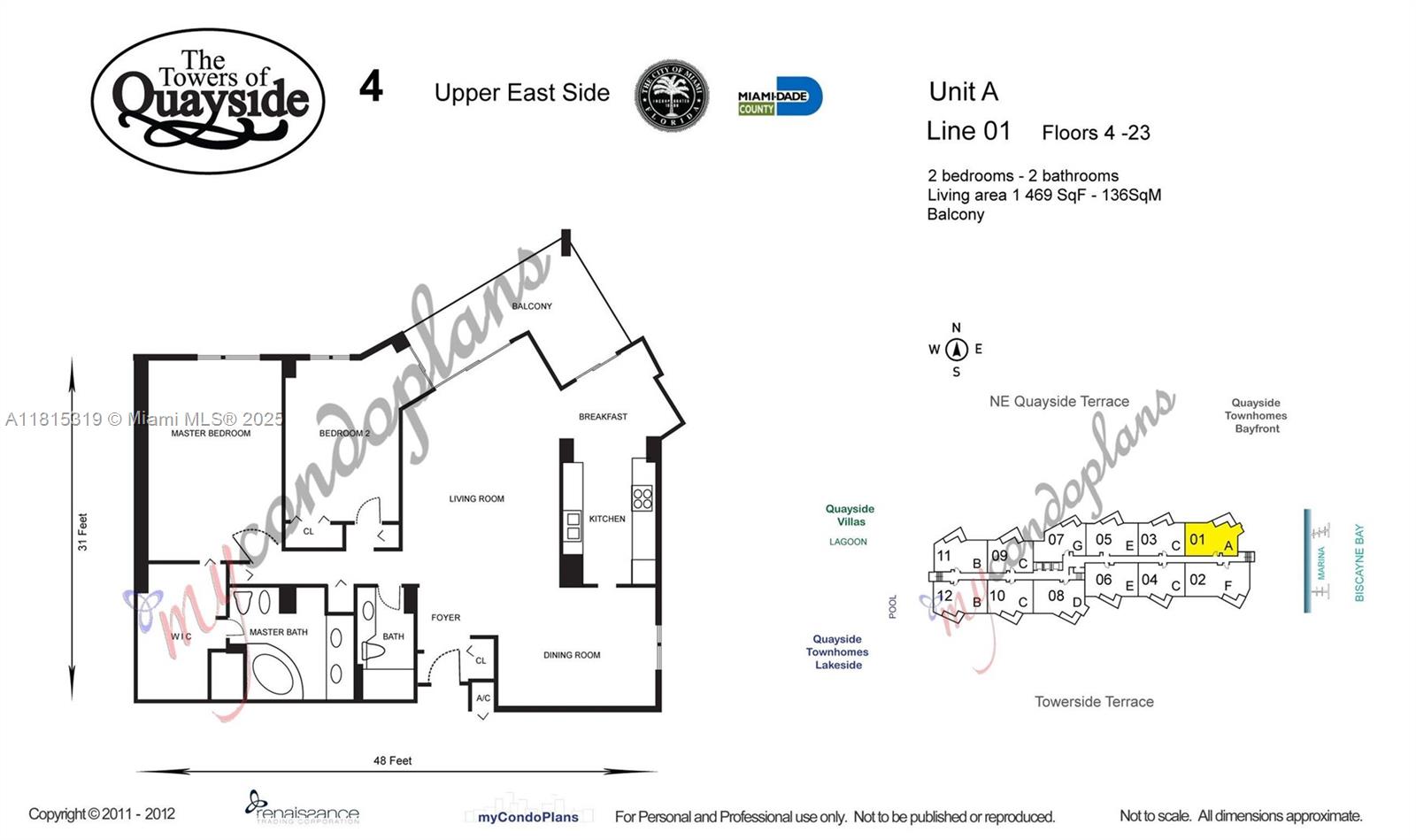 THE TOWERS OF QUAYSIDE CO - Residential Lease