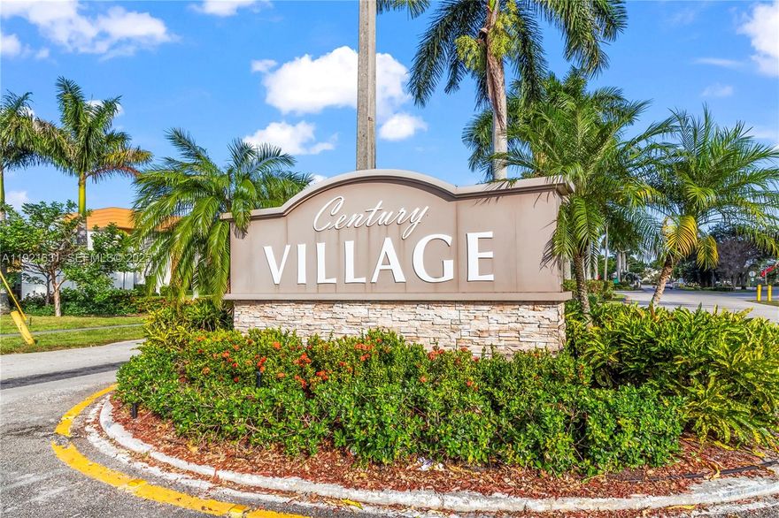 Welcome to Century Village! This bright and airy 2/2 condo offers easy ground-level living in a vibrant 55+ community. Enjoy a screened waterfront patio, comfortable living space, and access to amenities including clubhouse, fitness, pools, and clubs. 
Convenient West Palm Beach location. 
HOPA Verified.