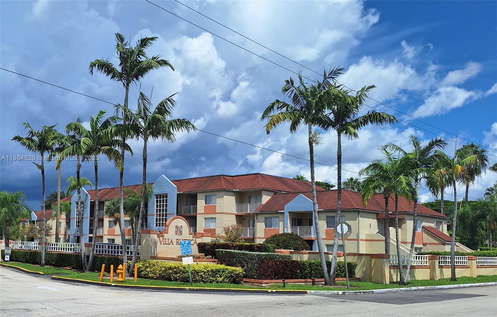 Great first floor unit in an excellent community. Ceramic floors throughout, remodeled bathrooms, 2 balconies, washer and dryer, 1 assigned space. Villa Rustica is a well managed community with a pool, exercise room, tennis courts and playground. NO PETS allowed as per association regulations.