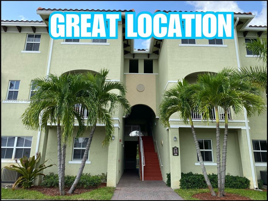 GREAT LOCATION!! BEAUTIFUL 3 BED / 2 BATH CONDO LOCATED IN THE GATED COMMUNITY OF CENTURY PARK WEST. THIS 2017 PROPERTY OFFERS A BIG QUARTZ COUNTERTOP KITCHEN SPACE,  WHIRLPOOL APPLIANCES, AND WASHER & DRYER INSIDE THE UNIT WITH A NICE BALCONY. CARPET FLOORS IN THE BEDROOMS AND TITLE REST OF THE HOUSE. 2 ASSIGNED PARKING SPOTS. THE LARGE POOL IS LOCATED IN THE MIDDLE OF THE COMMUNITY. CONVENIENTLY LOCATED ONLY A FEW MINUTES FROM SCHOOLS, FLORIDA INTERNATIONAL UNIVERSITY, INTERNATIONAL MALL, DOLPHIN MALL, AND ALL THE MAIN HIGHWAYS.  RENTED UNTIL NOV 30/2023!!