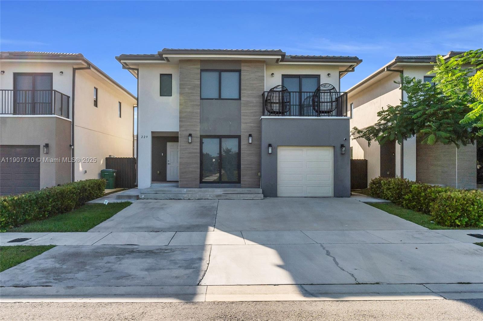 Boasting 5 bedrooms and 4.5 bathrooms in approx. 2,281 sq ft, this residence features a versatile downstairs full bedroom with private bath—ideal guest suite or home office. Beautiful finishes throughout include impact doors/windows, porcelain tile flooring, open gourmet kitchen with granite/quartz counters, stainless steel appliances and built-in pantry. Premium features such as tankless water heater, laundry room with front-load stack and upstairs primary suite with double sinks elevate the living experience. Outside offers a manageable lot in a master-planned community with low-monthly HOA. Conveniently located close to US-1 and major commuter routes, this turnkey home offers a stylish blend of comfort, quality and modern finish.