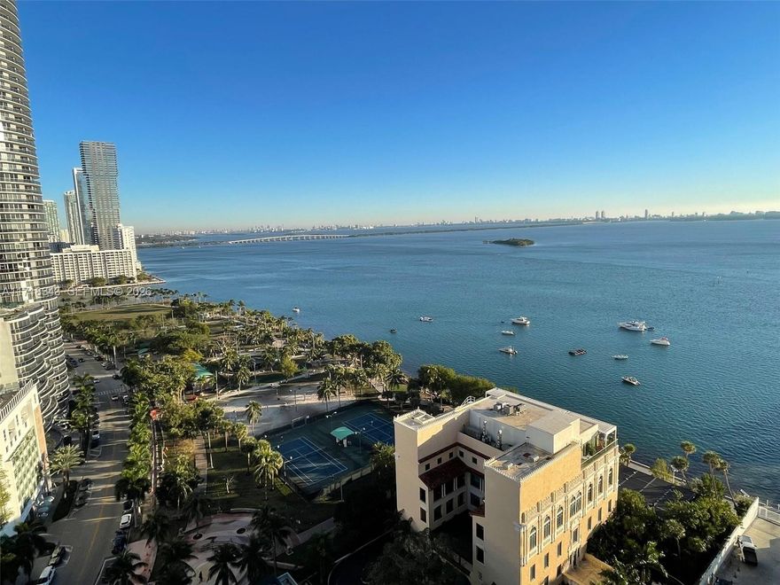 Just reduced! Best deal in the building! Fully furnished spacious 3 Bedroom/2 Baths with balcony and great open views of Biscayne Bay and Margaret Pace Park. The unit has two full bedrooms and a large den as a third bedroom and two full baths. Can accommodate up to four adults and two children. The Grand is a full service building with restaurants, market, stores, beauty salon, health club, 24 hours concierge, outdoor pool and Jacuzzi, marina on site. Walking distance to the art center, art and science museums. Unit faces North East. Monthly rentals allowed.