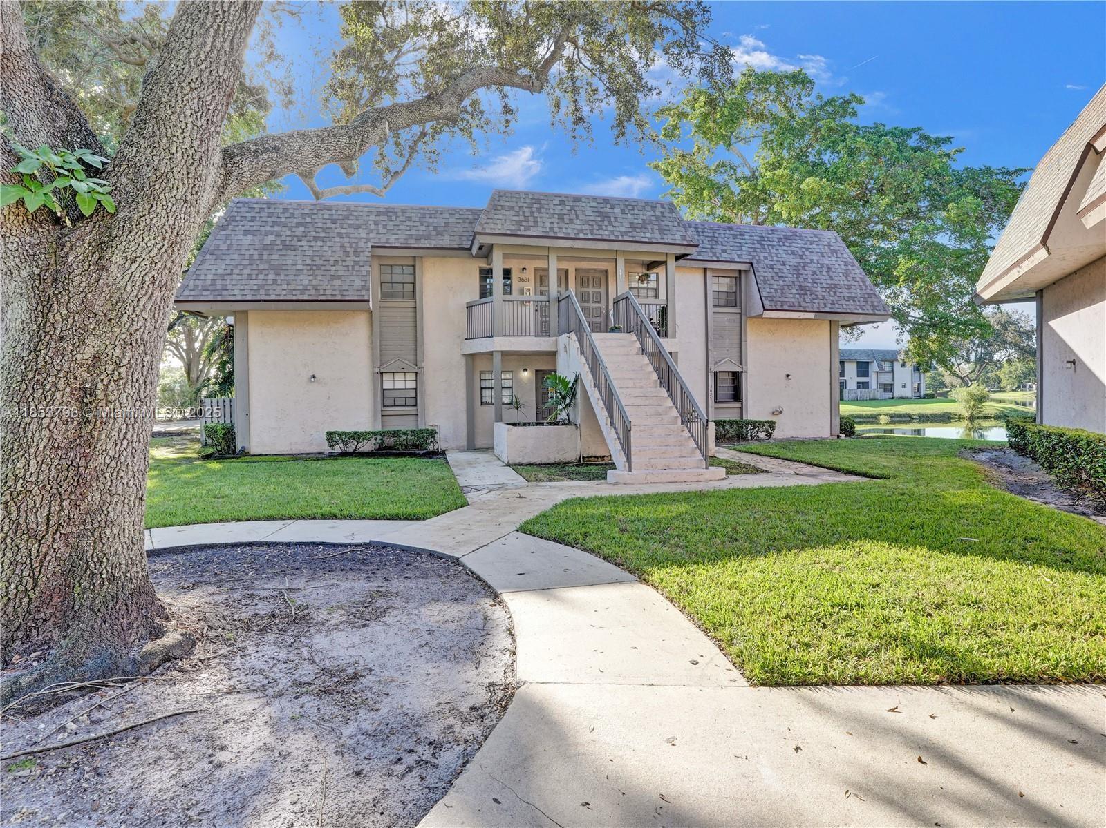 Renovated lakeside 2BR/2BA condo with stunning lake views.
Enjoy lakeside living in this spacious and newly updated 2-bed/ 2-bath condo in a quiet, peaceful community. With a split-bedroom floor plan, both bedrooms offer unobstructed lake views. Brand-new kitchen with modern finishes. Freshly painted. New contemporary flooring. Primary suite with large walk-in closet. In-unit washer/dryer combo.Screened patio with storage and sunset lake views
(included in rent): Water, trash, and landscaping. Community pool.
Prime Location: Near Welleby Park (with walking trails and more) Minutes to Sawgrass Mills Mall, grocery stores, popular fast food and dining chains, and Crunch Fitness. Ideal for professionals, couples, or anyone looking to unwind by the water after a long day. Schedule today!