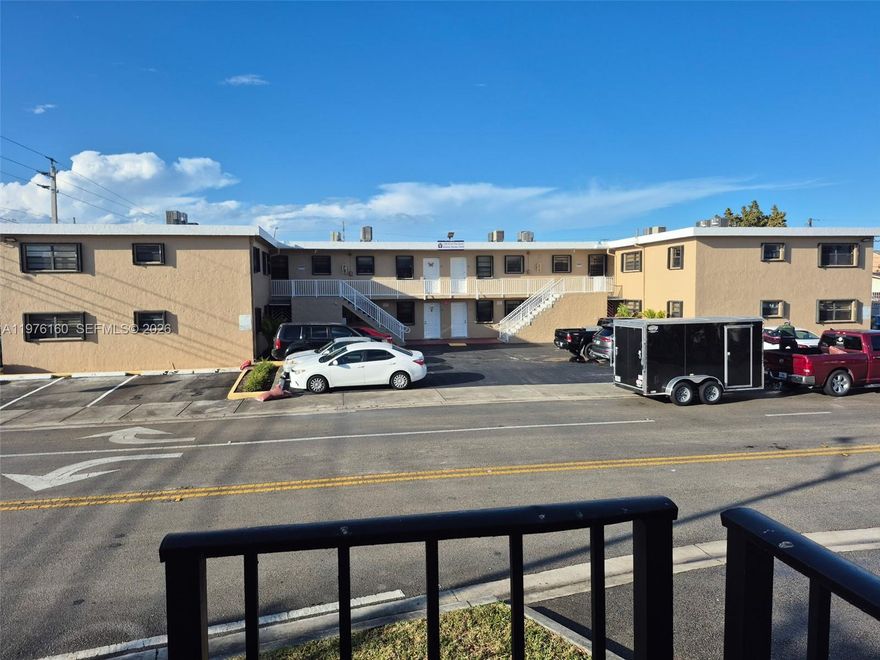 FOR SALE 16 Apts units in the center of Hialeah with 24 parkings, with central AC, Hurricane shatters, etc. The building consist of 8 one bedrooms & 8 two bedrooms units. 100% rented in excellent conditions. Please do not disturb the tenants, call the LA for additional information.