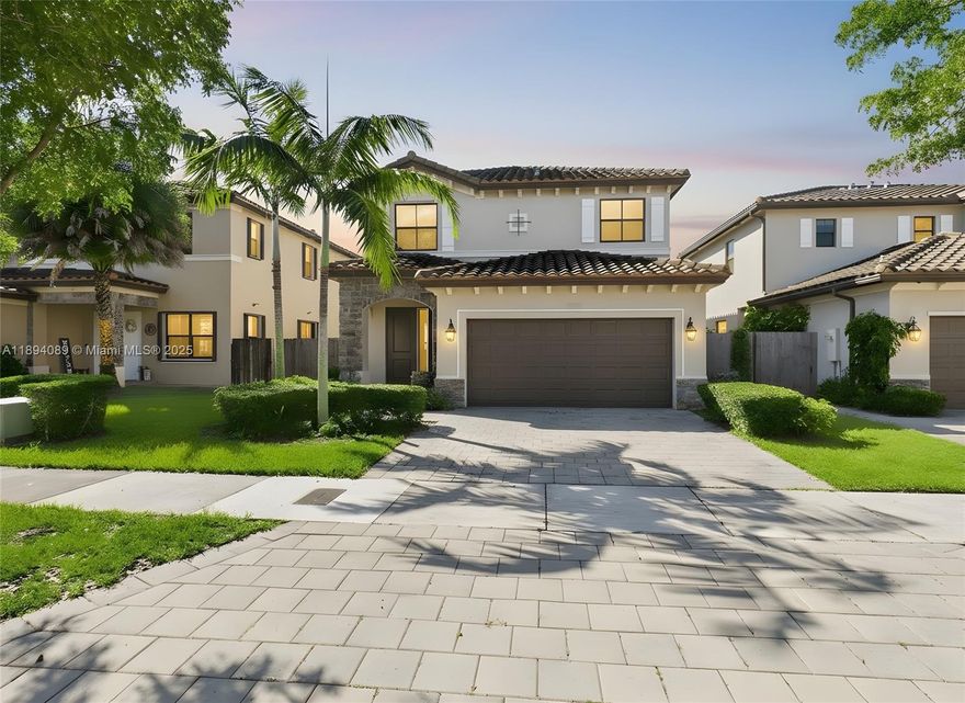 This stunning home combines modern style and comfort. The 4-bedroom, 3-bathroom property is perfect for family living and entertaining. Its open floor plan features an updated kitchen with sleek countertops, modern cabinetry, and stainless steel appliances. The spacious living area is great for gatherings, while a separate family room offers a quiet retreat. Upstairs, the large bedrooms include a serene owner’s suite with dual closets and an en-suite bathroom with a double vanity and relaxing bathtub. The private backyard is ideal for outdoor dining and leisure, and an extended driveway provides extra parking. Located in a sought-after neighborhood near top-rated schools, this home offers convenient turnpike access for easy commuting. Discover the exceptional lifestyle this property offers
