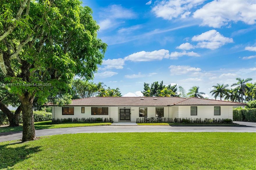 This remarkable 5 bed, 3 bath family home is nestled in the Pinecrest neighborhood. With a thoughtfully designed split floor plan, timeless tile roof, & a wooden kitchen with hardwood-floored bedrooms, the residence exudes charm. Natural light fills the space through 2 skylights, creating a warm & inviting atmosphere. Besides its inviting ambiance, the home is highly practical, featuring a 2-car garage, a pool, & hurricane resistant windows in front part of house. Recent renovations have further enhanced the property's appeal, including a landscaped front yard, fresh ceilings, new AC ductwork, updated kitchen cabinets, exterior & garage painting, new trim throughout the house & resurfaced driveway. Top-rated schools nearby make it an ideal choice for families seeking both comfort & safety.