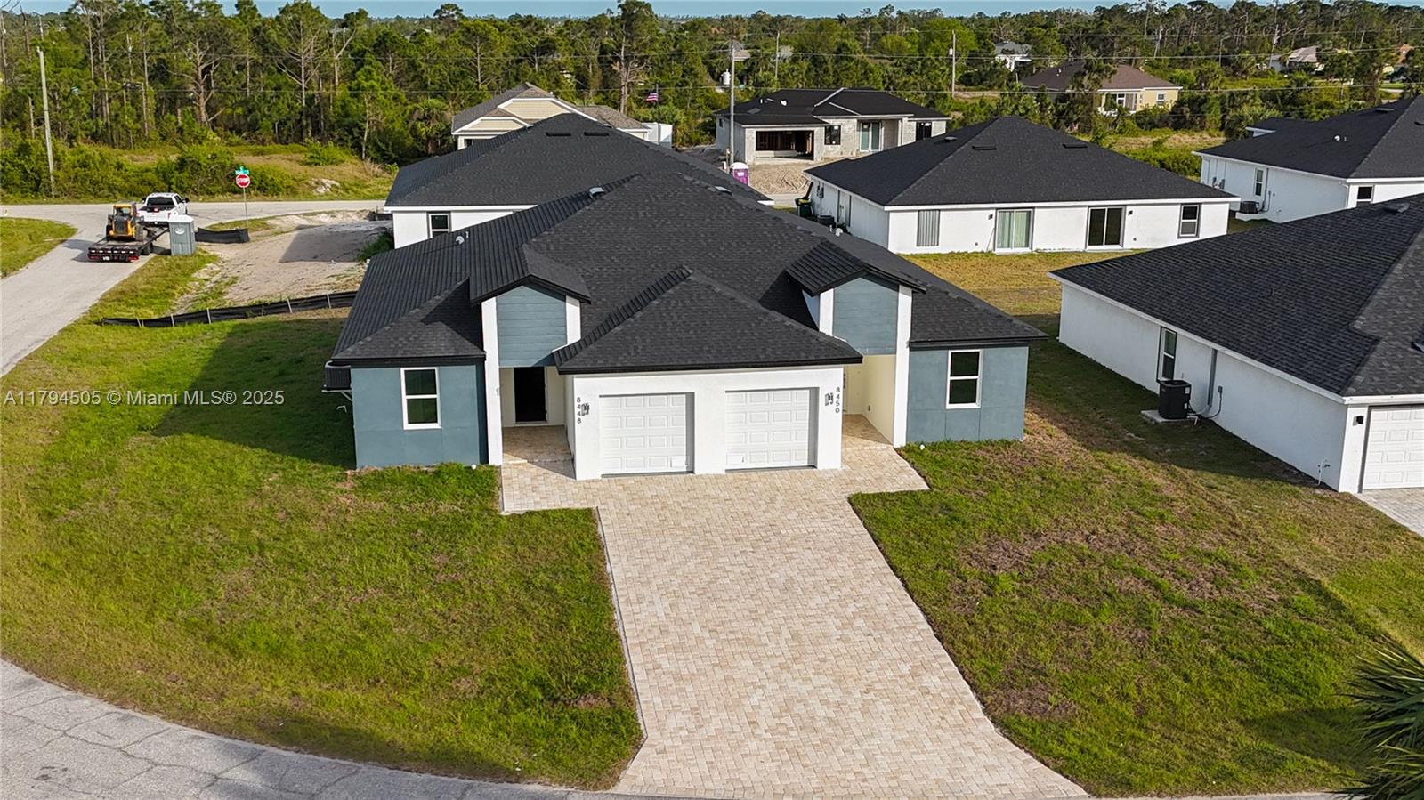 Modern 3-bedroom, 2-bathroom, 1-car garage duplex, built in 2025, features stainless steel appliances, granite kitchen countertops, and a total living area of 1,379 square feet. Located in South Gulf, one of Southwest Florida's premier boating and beach communities, with the Myakka River, Charlotte Harbor, and the Gulf of Mexico just minutes away. Just steps from canals and waterways ideal for kayaking, paddleboarding, and fishing. Just 15 minutes from the beaches of Boca Grande and Englewood. 10 minutes from Port Charlotte Town Center with a variety of national retailers. A location that offers an excellent quality of life.