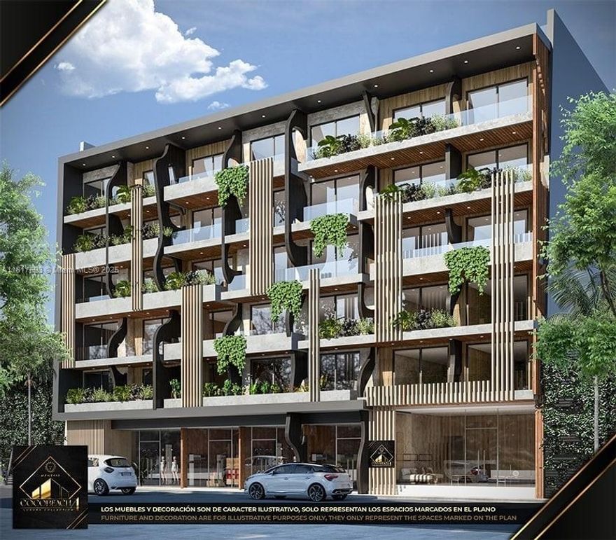 Investors, get ready project will be ready on 2026 this is what you are looking for Menesse Coco Beach 4 is defined by the lifestyle dreamed of in the Mexican Caribbean, becoming a unique, elegant development and sophisticated, perfectly connected to the international gastronomy area, the most exclusive beach clubs and the 5th. Avenue.
Enjoy exquisite amenities designed for vacationers and digital nomads with an extraordinary view of the Caribbean Sea. Immerse yourself in a world of fine dining as you savor delectable culinary delights, while the pristine beach beckons just steps away, providing convenient access to the sun-kissed shores.