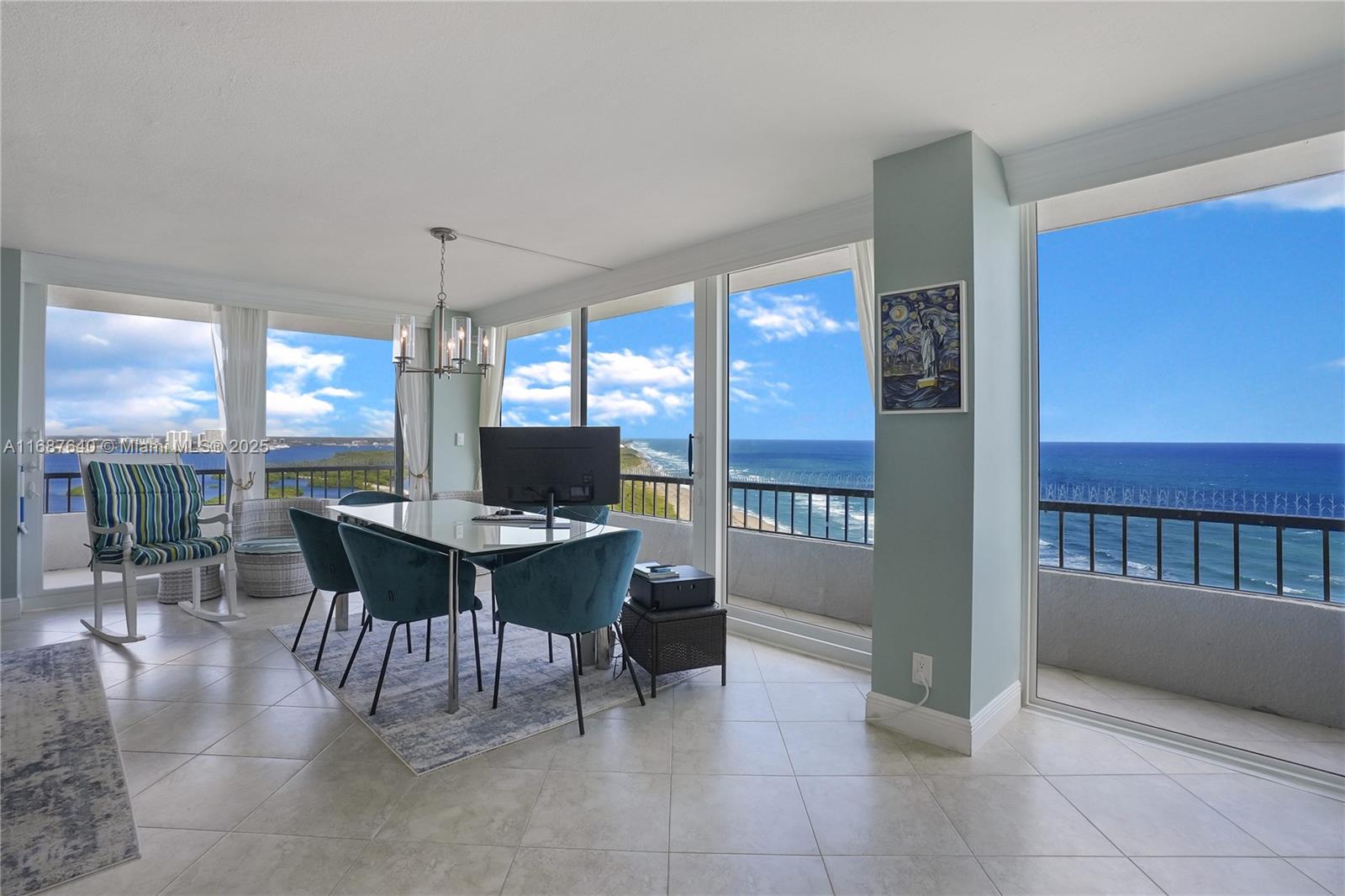 WOW! WOW! WOW! Spectacular views from this North East corner beach front unit with wrap around balcony! This meticulously maintained unit has been updated and remolded and has views as far as the eye can see! The unit features a large open floor plan with a great open kitchen. Very light and bright with impact glass and doors through out. Split bedroom floorplan. Each bedroom has beach front views with access to the balcony. Custom Closets and Kitchen Cabinetry. Amenities include guard gate, tennis courts, gym, lobby, swimming pools, beach access, car wash, on site management, and much more!