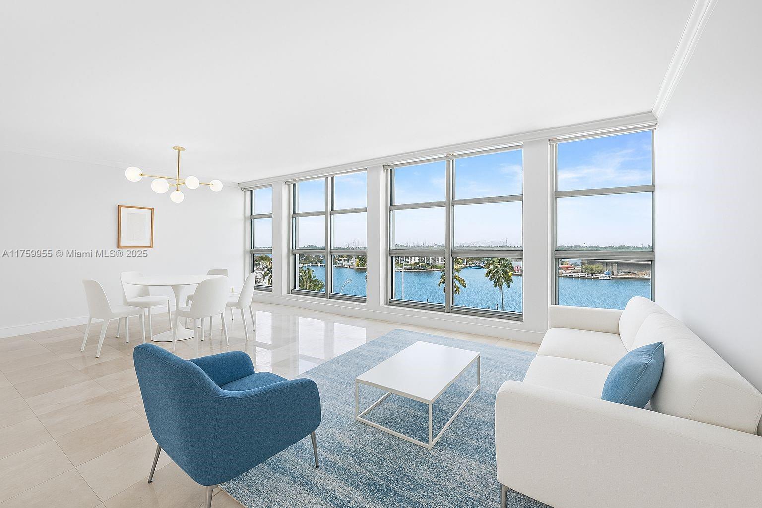 Experience breathtaking intracoastal and downtown Miami views from this spacious Crystal House residence, featuring two bedrooms, three baths, and a versatile third room perfect for a home office or extra guest space. This bright condo features floor-to-ceiling windows, an open-concept living and dining area, and a dedicated laundry/utility room. Located in a full-service building with direct beach access, this residence offers resort-style amenities, including a pool, fitness center, sauna, pickleball court, valet, and 24-hour security. Just minutes from top dining, shopping, and entertainment—an incredible opportunity to enjoy Miami’s vibrant lifestyle! Oceanfront cabana available for purchase separately.