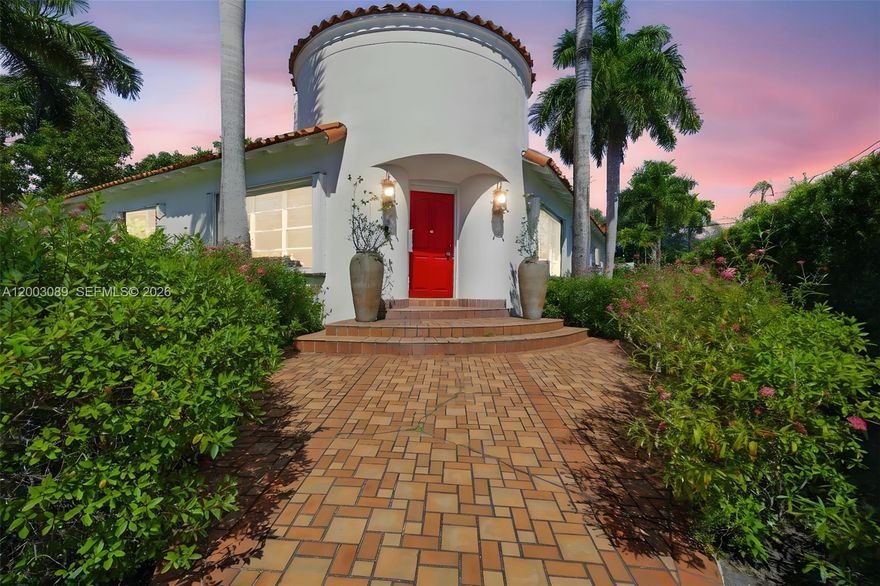 Rare opportunity to own a distinctive Old Spanish-style residence on a large lot in one of Miami’s most desirable urban corridors, just minutes from Coconut Grove, Coral Gables, and Brickell. This one-story home offers 4 bedrooms, 3 full baths, 1 half bath, and 4,156 SF of actual area, including a spacious in-law quarters with its own private bathroom. Rich in character and architectural charm, the property presents a unique opportunity for a buyer looking to renovate and preserve its classic Old Spanish design, while also offering strong appeal for a developer seeking a site with potential for new construction. The oversized lot may support the development of 2- to 3-story homes, subject to municipal approval. A rare blend of location, character, and future upside.