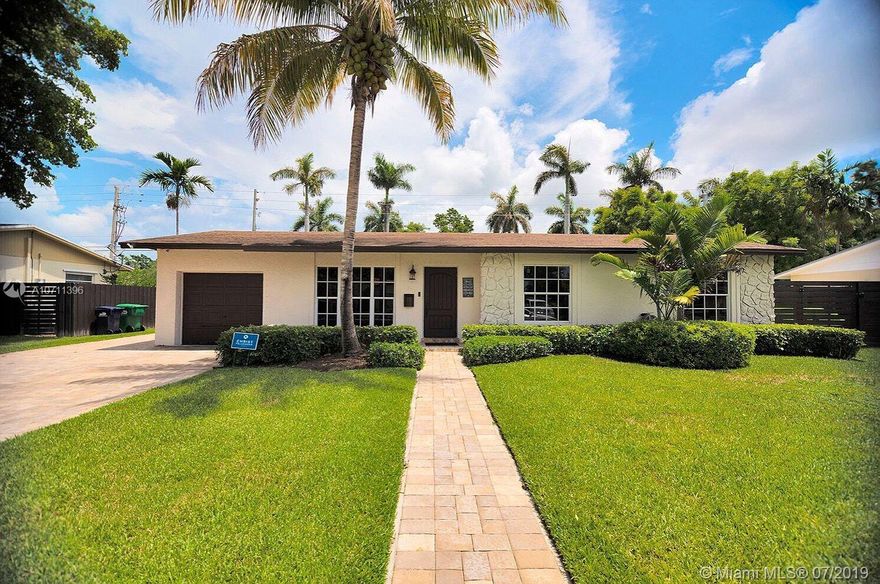 Beautiful 3 bedrooms 2 bathrooms Single Family home in Cutler Bay. Waterproof wood floors throughout the house. Gas water heater. Pool and covered patio (w/ fans). Brand new pool gas heater, pump and filtration system. Amazing backyard for entertaining. Brand new 12 x 28 shed. Space to park boat or RV in back. Garage was converted to an in-law quarters with private entrance. Has 7 security cameras plus 4 Nest outdoor cameras with audio. Property is located in a quite neighborhood close to major highways, shopping centers and great schools. Show with confidence!!!