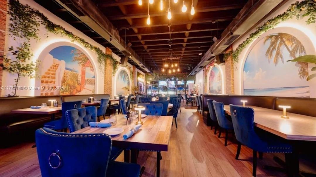 XCELLENT OPPORTUNITY. RESTAURANT /BAR & LOUNGE WITH FULL LIQUOR LICENSE IN PLACE. CENTRALLY LOCATED IN THE HEART OF HOLLYWOOD DOWNTOWN CIRCLE. ELECTRIC AND ROOF HAVE BEEN UPDATED IN THE PAST 3 YEARS. BRAND NEW RESTAURANT. STATE OF THE ART FACILITIES, LUXURY APPLIANCES, FURNITURE AND KITCHEN. SELLER PROVIDES TRAINING AND FULL STAFF TO NEW OWNER. GREAT FOR EZ-4 VISA APPLICANTS. INVESTOR OPPORTUNITY OWNER CAN RUN BUSINESS FROM DAY ONE, NEEDS NO ALTERATIONS. GREAT STREET EXPOSURE IN THE BEST SPOT ON HOLLYWOOD CR. BEAUTIFUL RESTAURANT AND BAR. SEATS 74 PEOPLE WITH OUTSIDE SEATING PLUS WINE AND BEER LICENSE AS FULL OPERATING LICENSES.MAKE YOR DREAM COME TRUE.