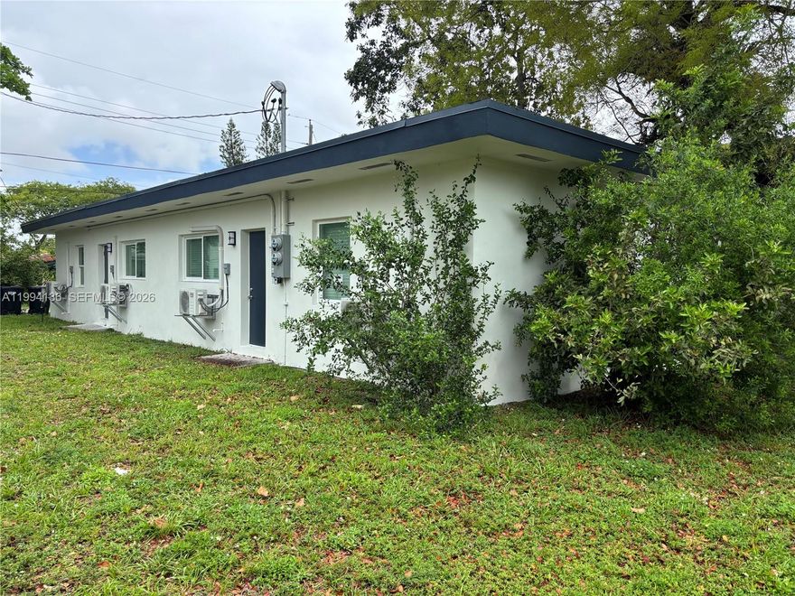 Two-bedroom, one-bathroom duplex in each unit. Completely remodeled, all renovations were done with the necessary permits. There are two open permits for windows and doors, which are being closed before the sale is finalized. Ready for first-time buyers or investors. Excellent location near the Aventura Mall and the beautiful beach. The roof was in good condition.