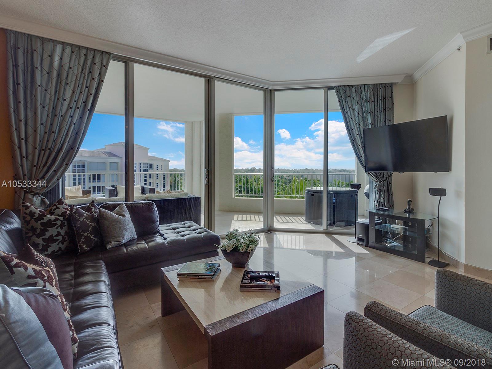 **Seasonal rental only, 2 month minimum** Available Immediately. Spectacular views from this Penthouse unit of the Ocean, Bay and Lake. This 2 bedroom 2 bath unit has marble floors throughout the common areas and carpeting in the bedrooms. Very well maintained with upgrades. Unit is also for sale. NEED 24-HOUR NOTICE TO SHOW.