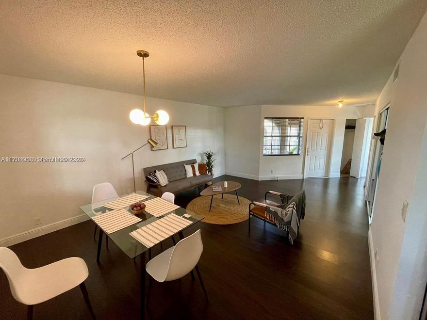 Spacious 2-bedroom corner condo featuring lake views from every room, filling the home with natural light and privacy. In-unit washer/dryer, open layout, and well-kept move-in ready condition. Vacant and easy to show. Enjoy community pool, clubhouse, tennis courts, plus walkable surroundings. Located in Pembroke Pines with quick access to I-75, Pines Blvd, shopping, dining, and entertainment. Ideal for buyers seeking comfort and value!