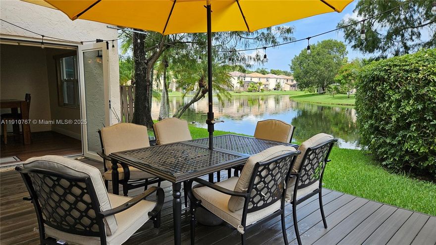 This beautifully remodeled 3/2.5 house offers serene lake views and spacious living in Fountain Springs in the heart of Plantation. Featuring vaulted ceilings and tons of natural lights, tile and vinyl flooring throughout, a modern kitchen with stainless steel appliances, and a cooking island, a large primary suite upstairs with a spacious bathroom and walking closet. Enjoy breathtaking views of the lake and private yard with a built-in grill perfect for gatherings and entertainment, have peace of mind with impact windows and doors throughout, new roof, smart thermostat , smart lock and highly efficient HVAC system, access to community amenities including clubhouse and pool. Close to Hiatus Greenway & Sawgrass Mall. HOA requires 700+ credit. Owner occupied be the first tenant living here!