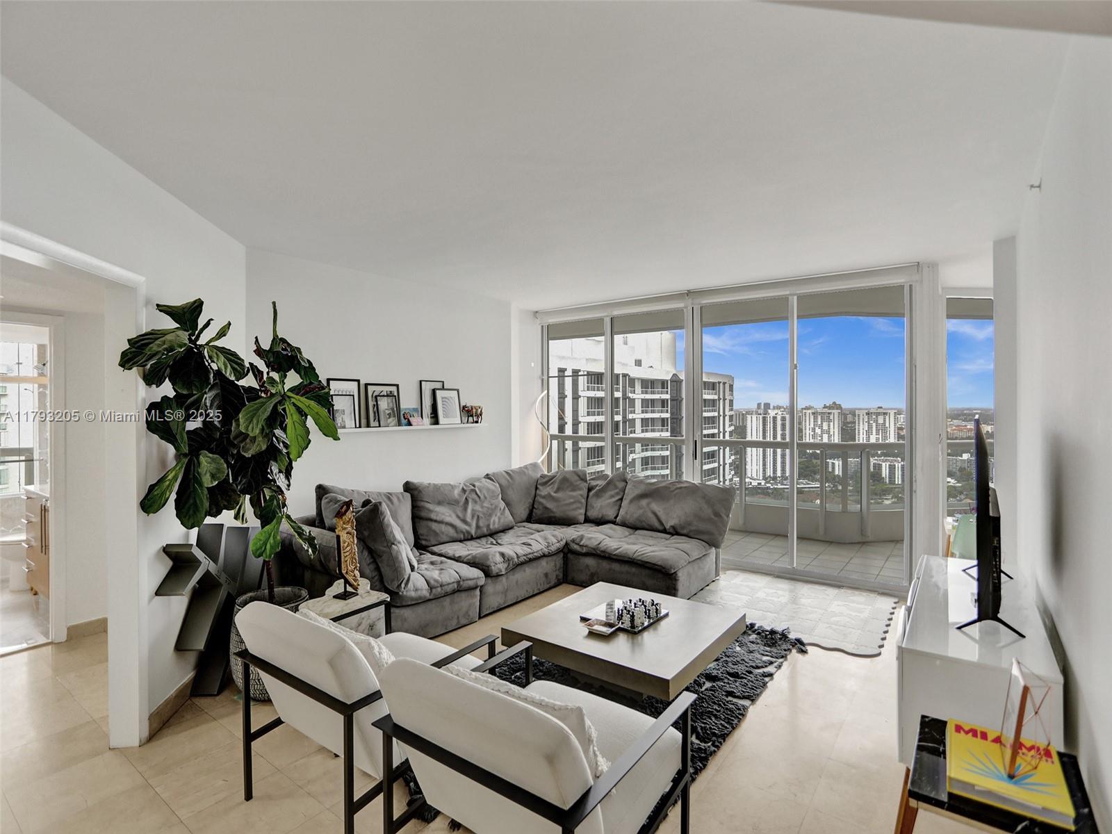 Step into your ultimate Aventura sanctuary! This generously proportioned 3-bedroom, 2-bath apartment boasts a grand kitchen, abundant natural light, and a sprawling layout primed for hosting gatherings. Two expansive private balcony provides your personal retreat, while awe-inspiring vistas grace every corner of this abode. One of the balconies faces the ocean! Your lifestyle here is beyond compare, granting you privileges such as three pools, a recently upgraded spa and fitness center, tennis courts, an Intracoastal cafe, and an array of additional amenities (including kids clubs)—all within the premier condominium development of The Point. Walking distance to the Marina and kids playground. Available June 2nd