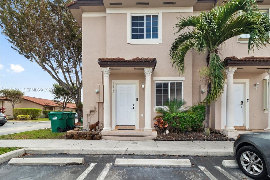 Come and see this beautiful townhome with 2 bedrooms, and 2 1/2 bathrooms, this property has impact doors and windows, stainless steel appliances, cover patio, low association and much more.  can be purchase with as low as 3% down, perfect for a first-time home buyer or an investor. easy to show, Call today.