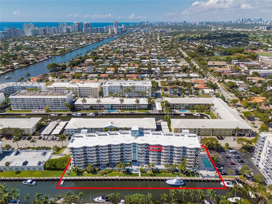 Experience true South Florida living in this spacious 2BR/2BA condo 1,450 sq ft with stunning water views, just a short walk to Lauderdale-by-the-Sea’s beach, shops, and dining. Enjoy a beautifully updated kitchen with granite countertops, stainless steel appliances, and abundant cabinet space. Full impact windows and doors provide peace of mind. The building shines with major recent upgrades: 10-year safety inspection completed, new roof 2025, concrete restoration 2024, full pool renovation 2025, updated seawall and dock. Step inside this open-concept home designed for comfort and style. The large primary suite offers generous space and a serene retreat. Pet-friendly community with resort-style amenities and a true coastal lifestyle feel.