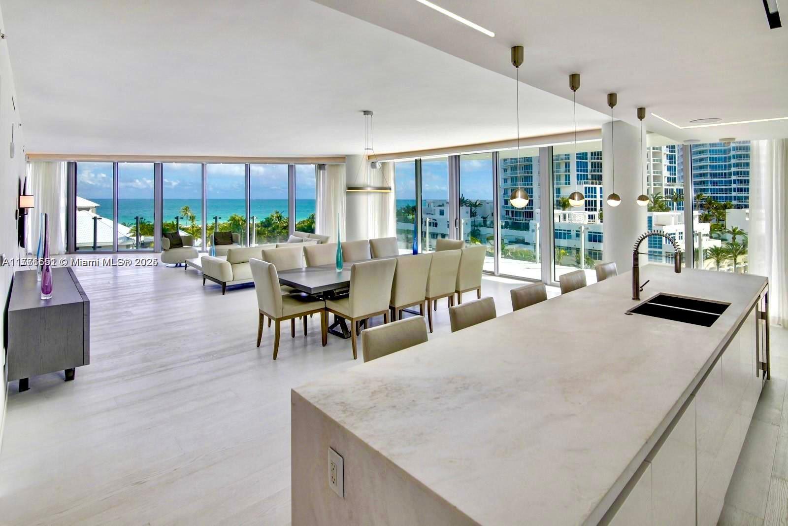 Rental Property at 1 Collins Ave 606, Miami Beach, Miami-Dade County, Florida - Bedrooms: 5 
Bathrooms: 6  - $45,000 MO.