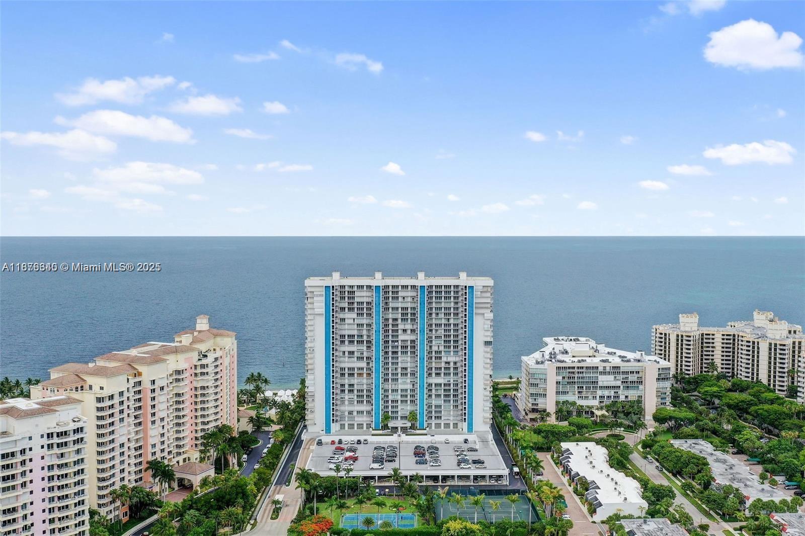 WATER, WATER, WATER AS FAR AS THE EYE CAN SEE! PANORAMIC OCEAN VIEWS FROM THIS OCEANFRONT KEY BISCAYNE HOME IN THE SKY! FULLY FURNISHED & EQUIPPED 2 BDRM/2 BATH + DEN (NOW USED AS GUEST RM) W/SPACIOUS SOCIAL AREAS OPENING TO PROTECTED PATIO OVERLOOKING EXPANSIVE POOL AREA & OCEAN BEYOND! ONLY 2 UNITS PER ELEVATOR LOBBY OFFERS PRIVACY FOR ALL. DOUBLE DOOR ENTRY, MARBLE FLOORS, SPACIOUS UPDATED KITCHEN W/DINING AREA & SNACK BAR; GENEROUS CLOSET SPACE; INTERIOR LAUNDRY. COMPLEX OFFERS GUARD GATE ENTRY, ATTENDED LOBBY, TENNIS COURTS, BEACH ACCESS, OCEANFRONT POOL & MANAGEMENT ON SITE. KEY BISCAYNE COMMUNITY CENTER, RESTAURANTS & SHOPS NEARBY. EASY DRIVE TO MIAMI INT'L AIRPORT, DOWNTOWN CENTRAL BUSINESS DISTRICT, BRICKELL, CORAL GABLES & COCONUT GROVE.