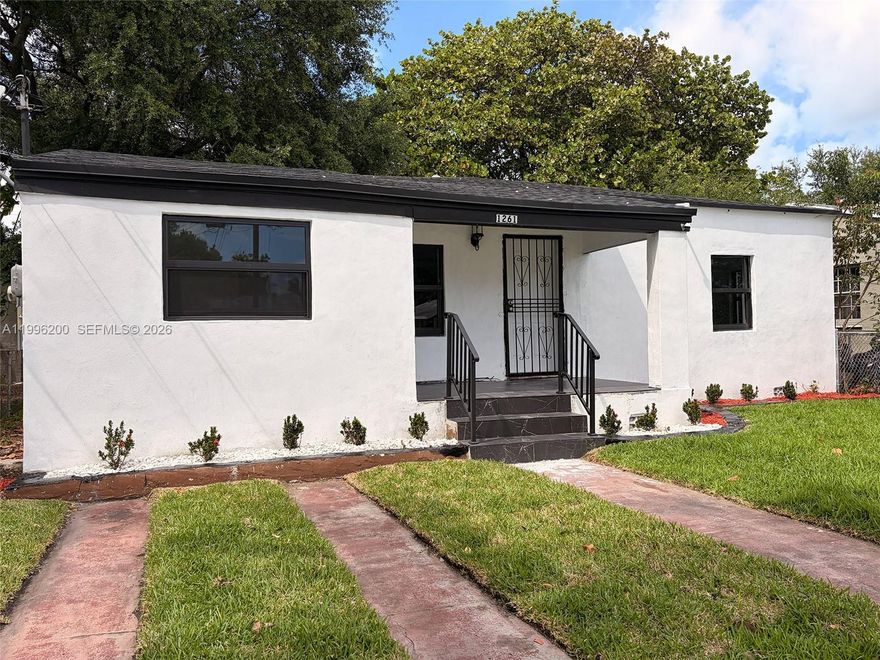 Completely remodeled 3-bedroom, 2-bathroom home with a versatile additional room—ideal as a Florida room, den, or home office—located in one of Miami’s fastest-growing and centrally positioned neighborhoods. This home has been fully upgraded from top to bottom, featuring a new roof, impact windows, and a brand-new HVAC system—offering long-term value and peace of mind. Inside, the open-concept layout is finished with oversized tile flooring throughout, creating a clean, modern flow perfect for both everyday living and entertaining.

The kitchen is equipped with stainless steel appliances, including a refrigerator, stove, dishwasher, and micro-vent. The spacious primary suite includes a large walk-in closet and a beautifully designed ensuite bathroom with a walk-in shower and contemporary vanity. All bedrooms are generously sized, ideal for a growing family or flexible living arrangements.

Location is everything—and this home delivers.

Centrally located just minutes from Miami’s most in-demand areas, including Wynwood, Downtown Miami, Brickell, and Miami Design District. Enjoy quick access to major highways, making commuting and city living seamless.

This area is experiencing strong redevelopment and appreciation, making it an excellent opportunity for both homeowners and investors looking to be near Miami’s urban core without paying premium prices.

Move-in ready and competitively positioned—seller is offering assistance with closing costs.