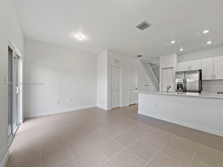 Brand new construction Townhouse featuring 3-bedroom and 3-bathrooms. Thoughtfully designed layout with moderns finishes throughout, offering spacious interiors and abundant natural light. Conveniently located near major highways, shopping, dining, and schools in the growing Homestead area.