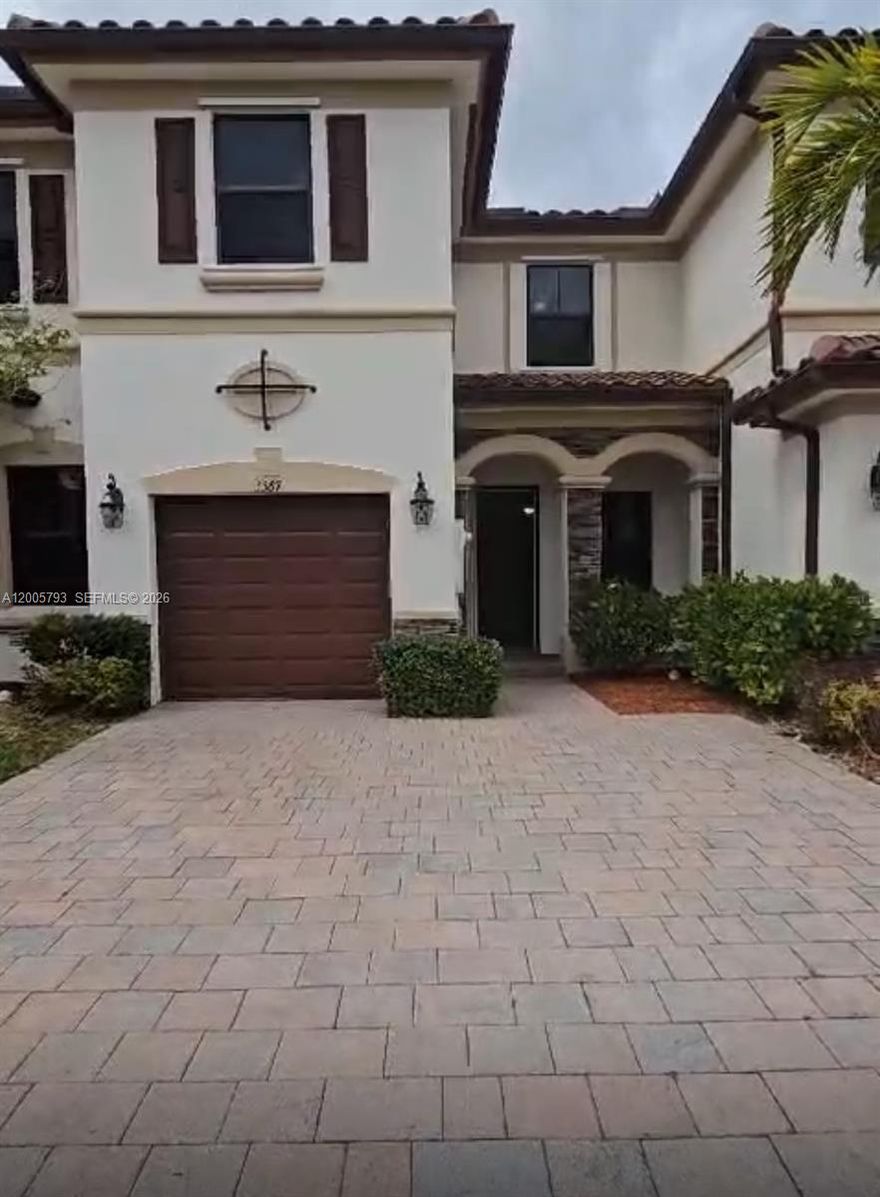 Welcome to this stunning 3-bedroom 2.5-bathroom townhouse located in the gated community of Aragon Bellagio in Hialeah, FL. This home offers a perfect combination of comfort, security, and convenience in one of the most desirable neighborhoods in the area. Enjoy your private patio, ideal for outdoor dining or family gatherings, and take advantage of the 1-car garage for convenient parking and extra storage. Don’t miss the opportunity to rent a home in one of Hialeah’s most desirable gated communities with access to top amenities, excellent schools, and nearby shopping and dining.