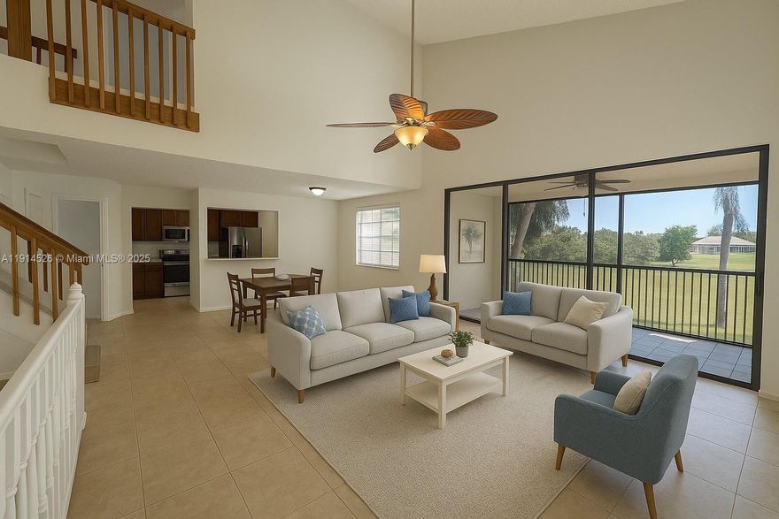 Beautiful 3/2 condo located in the Guard-Gated Golf Community in West Pembroke Pines. Upgraded kitchen and bathrooms, tile and laminate floors, laundry room in the unit. Close to shopping, schools, and I-75.