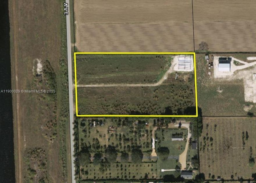 FOR RENT: 4 Acres of Land ready to be used for your agricultural adventure! Great location near Krome and kendall, yet tucked away across a canal with no neighbors across the street. Property is cleared of trees, and fenced on 3 sides, with 2 water wells already on site. Owner is open to longer term lease. Electricity on site. $4,000 per month