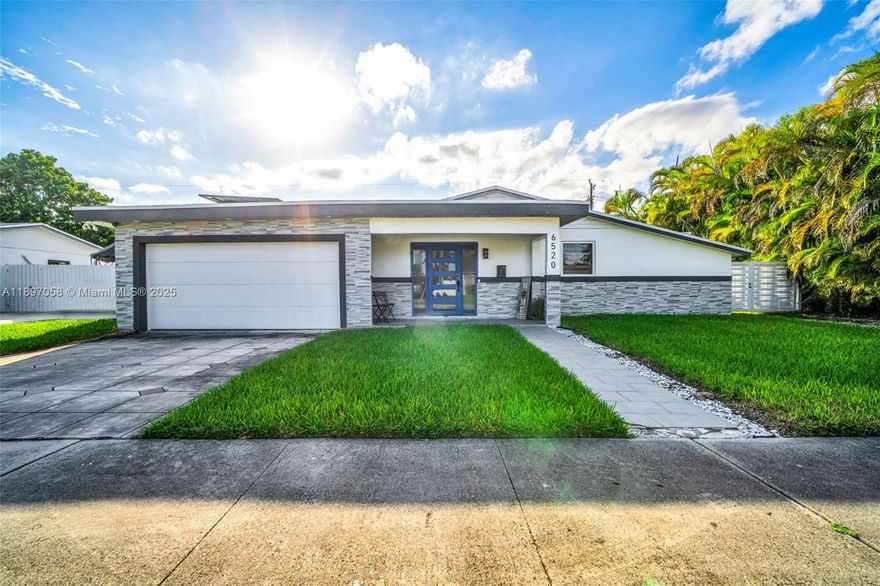 This beautifully renovated home is perfectly situated in the heart of Miami, offering the ideal blend of comfort, style, and convenience. Featuring an oversized lot and a completely updated interior, this property is located close to great schools, parks, shopping, dining, and everything you can imagine. Enjoy peace of mind with a new roof, impact windows, doors, and garage, all-new PVC plumbing, updated electrical panel, and an A/C. The backyard is truly a showstopper, designed for entertaining and relaxation with heated saltwater pool, outdoor kitchen, and cover terrace that make it feel like your own private resort plus space to park your boat. With no HOA and a central location makes this home is perfect for families looking to enjoy the best of Miami living.