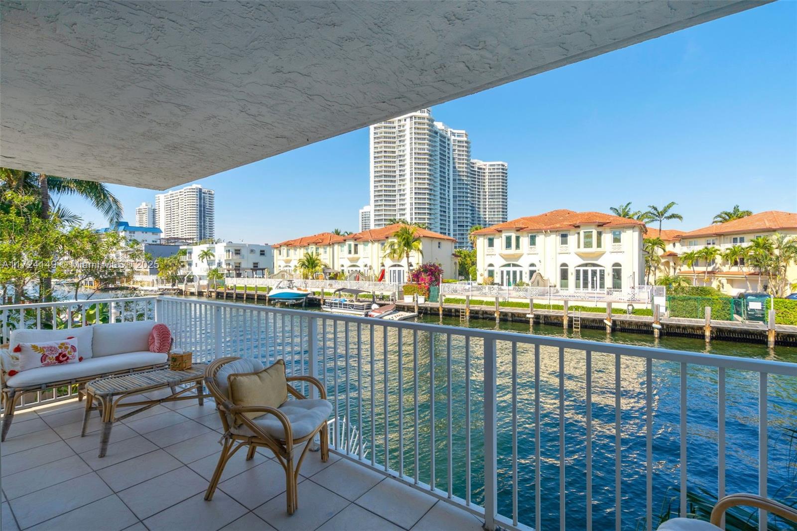 Enjoy breathtaking water views from this stunning 2-bed, 2-bath corner unit in the sought-after Eastern Shores community of North Miami. With over 1,085 sq. ft. of living space, this second-floor residence boasts an oversized balcony perfect for relaxing or entertaining. The bright and airy layout offers modern comfort, while the building features amenities including a small gym, community room, and docks for boating enthusiasts. One assigned parking space included. Embrace the serene waterfront lifestyle while staying close to dining, shopping, and entertainment. Don’t miss this gem!