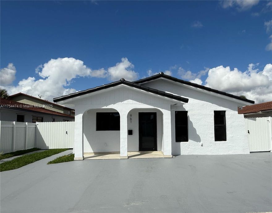 Welcome Home to this Beautifully remodeled 3/2 with an optional 4th bedroom, Den, or Family room in West Hialeah. Centrally located to shopping, dining, and all major highways. New kitchen with Quartz countertops and backsplash, bathrooms, flooring, appliances, fence, in addition to impact windows and doors throughout. Spacious backyard with plenty of room for a boat, RV, or work truck. NO HOA!