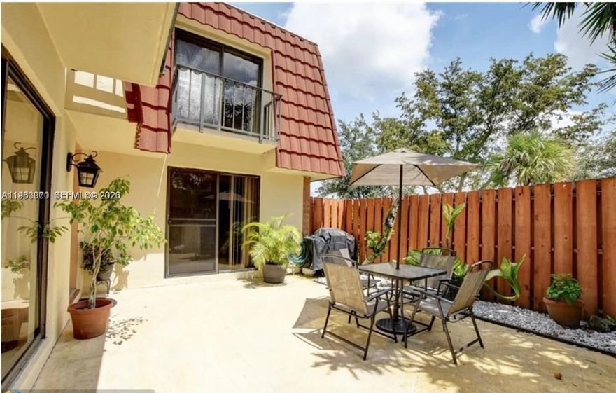 Charming and spacious 2-bedroom, 2.5-bathroom townhome located in a well-maintained community just minutes from downtown Delray. Prime location close to Delray Ave, I-95, and the Florida Turnpike, offering easy access to shopping, dining, and entertainment.
Enter through the private backyard into a bright living space featuring ceramic flooring and a functional layout. Upstairs you will find two master suites each with its own private balcony overlooking the courtyard and en-suite bathrooms, providing comfort and privacy.
The community offers great amenities including a pool and tennis courts, along with two assigned parking spaces and plenty of guest parking. Great investment opportunity: Tenant in place with a lease through July 1, 2026, and willing to stay, providing immediate rental income potential.
Showings by appointment only. Please text the listing agent to schedule. A minimum of 2 days notice is required to coordinate with the tenants.