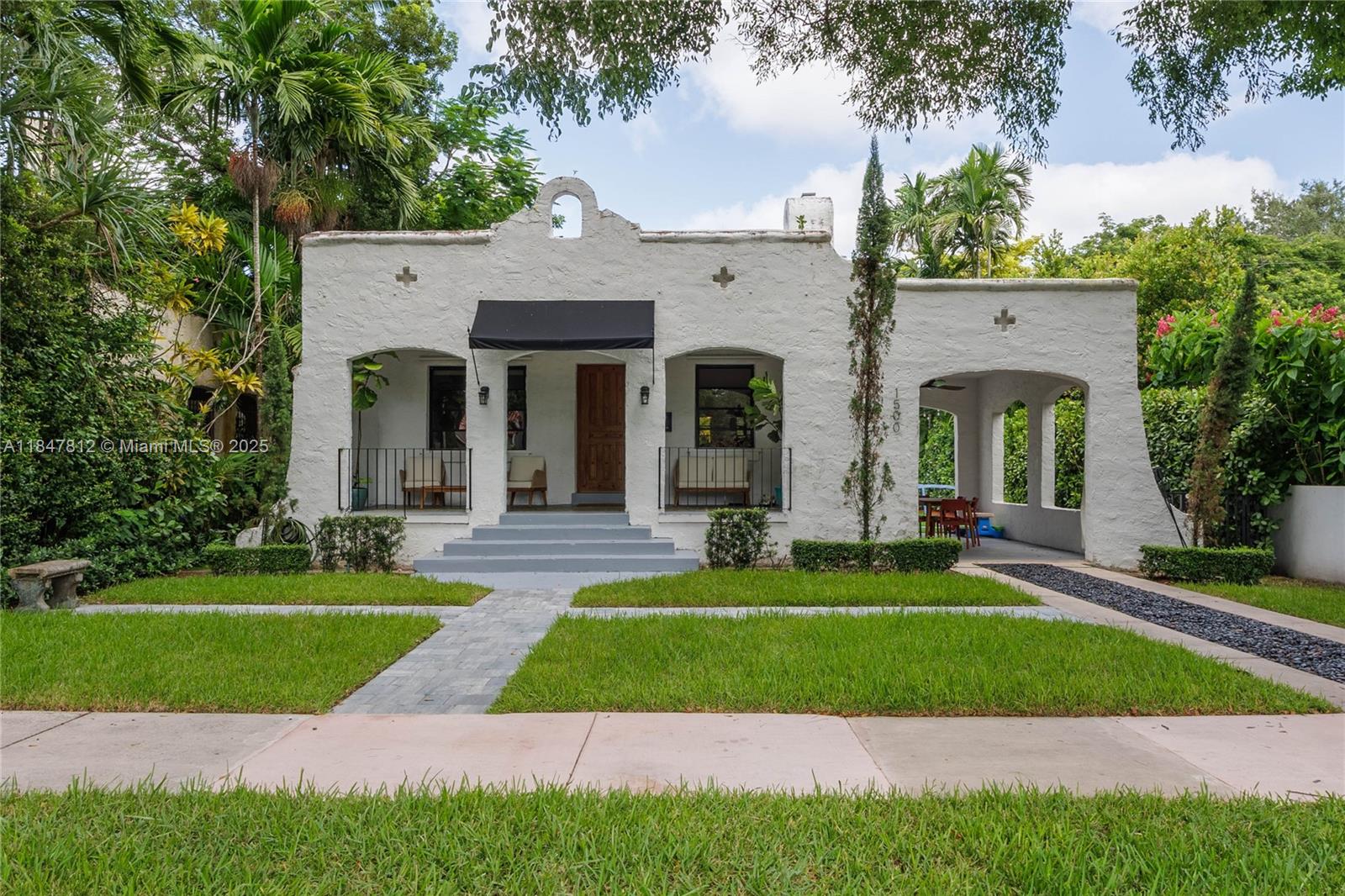 1500 Madrid St is a beautifully updated Mediterranean-style home in Coral Gables. Built in 1925, this 2-bed, 2-bath home blends classic charm with modern touches. The 1,603 sq ft of living space features brand-new Wood floors and a stunning kitchen with exotic quartz counters. The curb appeal is unmatched, showcasing a perfect mix of history and style. This home is a true gem, offering both character and contemporary comfort in one of Miami’s most sought-after neighborhoods.