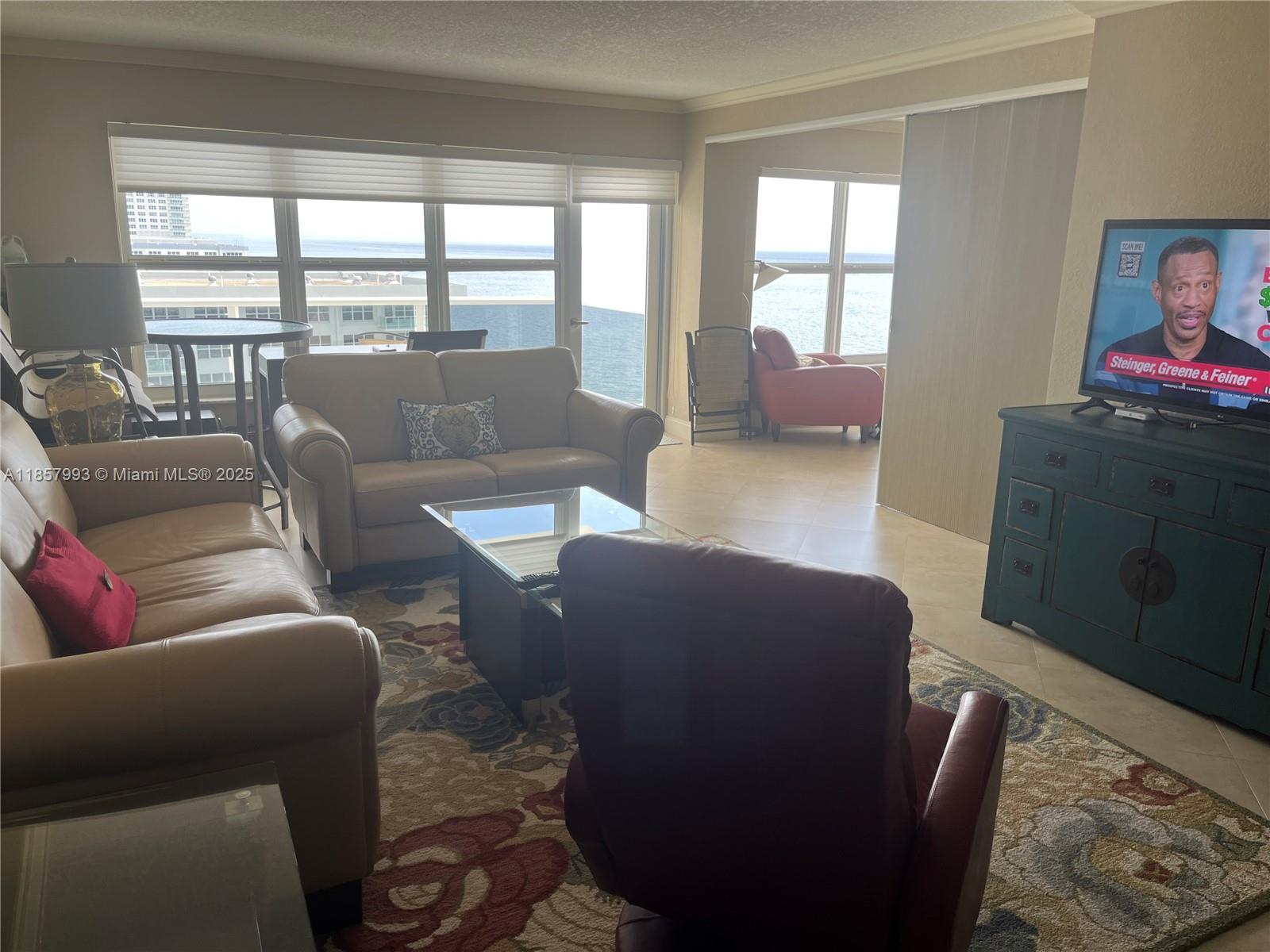 Beautifully renovated 2BR/2BA with stunning ocean & Intracoastal views. Features tile floors, open kitchen with SS appliances & granite countertops, laundry/storage room, master with ample closets, and a second bedroom with built-in Murphy bed & privacy wall. Enjoy an expansive balcony, underground parking & storage. Building offers resort-style amenities: large pool, 2 gyms, game room, library, community room with bars & private beach access. Prime location, walking distance to grocery, dining & shops.