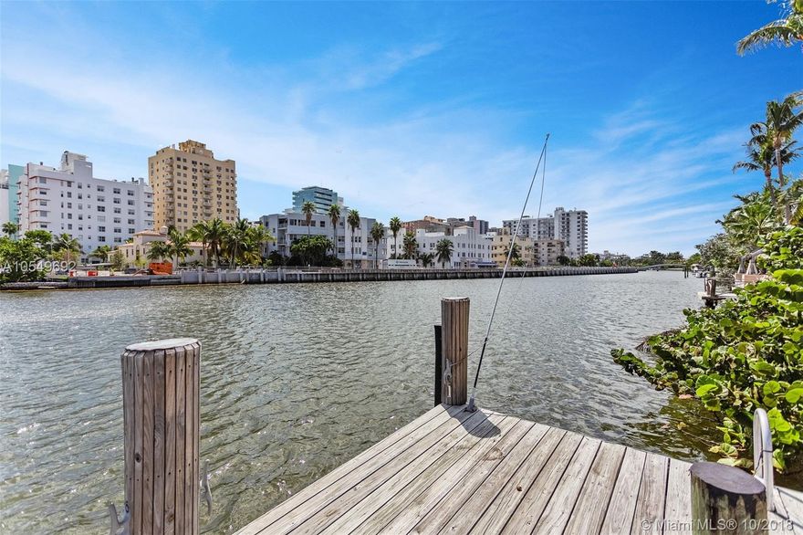 Classic Mediterranean home on highly desirable Flamingo Road. Own a fabulous piece of glamour of old Miami Beach. this magnificent Flamingo Drive estate is truly a work of ART built in 1936 with 100' of water frontage, 4 bedrooms and 4 baths, two car garage, private circular driveway, lot size 19,967 sf. Landscaping adds privacy and tranquility. Beautiful details abound throughout this property. In close proximity to the ocean and Lincoln Road. Perfect home for those who value being able to walk everywhere. Restore this masterpiece or build your dream home.