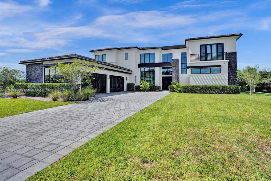 Welcome to this newly constructed masterpiece by Toll Brothers,nestled in the prestigious Rolling Oaks neighborhood of SWR.Situated on two sprawling acres,this sleek and modern estate spans over 8500 sq.ft of luxurious living space. 6BD & 7.5BA, this homes offers both comfort and sophistication. It features two grand primary suites-one on each floor- each with its own lavish bathroom. The open floor plan showcases a seamless flow between living,dining and entertainment areas, highlighted by soaring ceilings, exquisite chandeliers, and a striking glass-railed staircase. Upstairs, a media room and mini bar, while downstairs, a wine cellar awaits. Four -car garage provides ample space. This estate blends elegance and functionality, ideal for those who appreciate equestrian living and privacy.