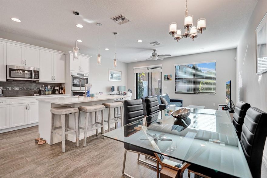Stunning Luxury Townhome in Prime West Boca! Step into this beautifully designed 2018-built Arabella model offering 3 beds, 2.5 baths, a 1-car garage, and impact windows & doors. The open kitchen features quartz countertops and an oversized island, while the spacious master suite includes a walk-in closet. Located in a gated community with resort-style amenities, including a pool and gym, this home is nestled in one of Boca Raton’s most sought-after school districts! With low HOA fees and the ability to rent immediately, it's perfect for homeowners and investors alike. SELLER WILL CONTRIBUTE TOWARD CLOSING COSTS OR MORTGAGE RATE BUY-DOWN WITH AN ACCEPTABLE OFFER! Pet-friendly community! Don't miss this opportunity to own a slice of in-demand Boca Raton—schedule your showing today!
