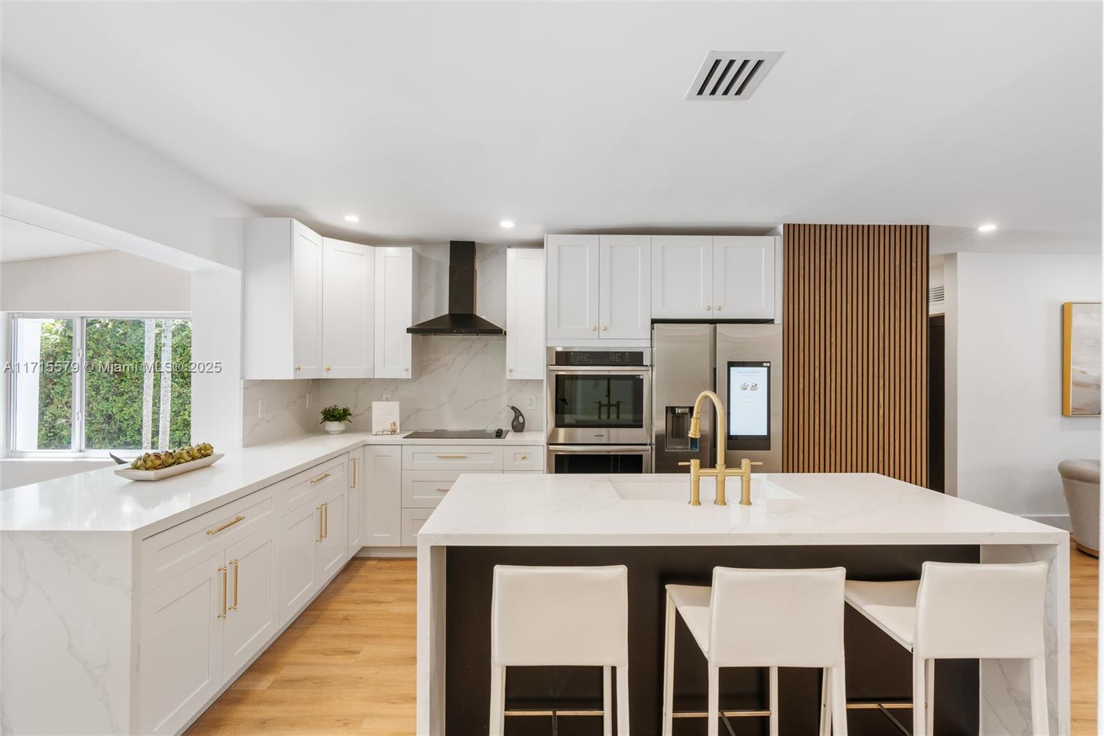 Step into this thoughtfully designed, modern contemporary fully remodeled home in the prestigious Granada of Coral Gables. You’ll be captivated by the spacious open-concept layout, featuring a stunning large island & bar. This home has been fully permitted with brand-new electrical & plumbing systems, providing peace of mind for years to come. The circular driveway offers ample parking for three cars and one more in the garage. Conveniently located this property offers a unique combination of privacy and tranquility while providing quick access to key destinations, shops and restaurants.
This exquisite property is ready to welcome its new owners—a warm space where elegance meets modern living, and a refreshed lifestyle awaits.