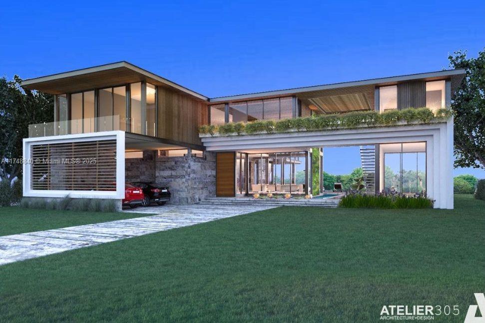 Priced to sell, one DOUBLE canal front lot, many unique options. Whether you are looking to build your dream tropical home with approved plans or you are an investor / developer, this large 15,200 SF piece of land boasts: 7 ft above sea level, soil tested, good conditions sea wall, potential to divide lot to build 2 single family homes, perfectly located between Miami Shores and Biscayne Park under unincorporated Miami Dade, which allows lucrative short term rentals potential. Location could not be better, right by Country Dade school, Barry University, few minutes from Design District, MIA, Miami Beach, Downtown/Brickell, yet very quiet residential area.