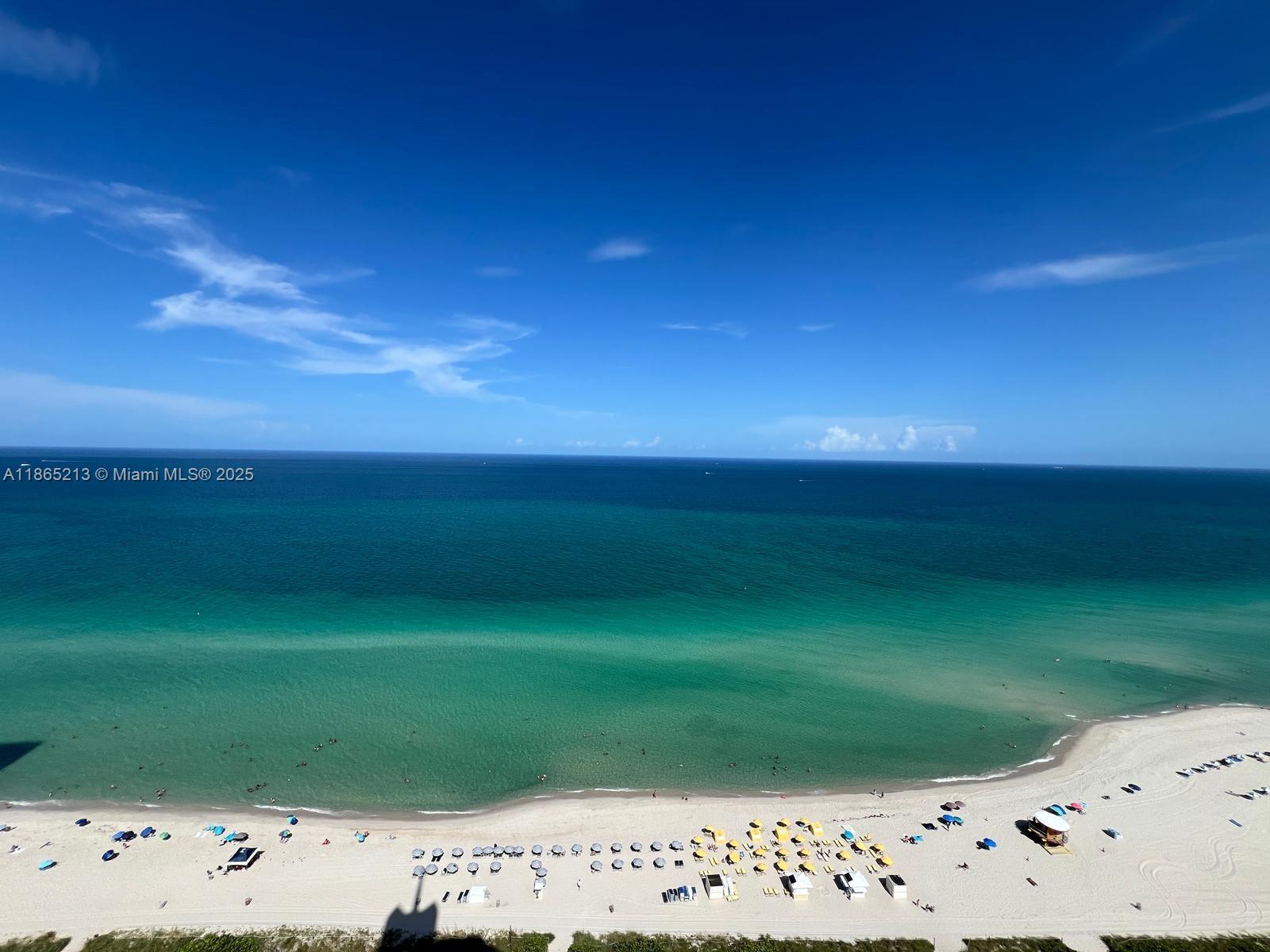 STUNNING direct ocean views from every room from this large (1,400SF of living area) 2 Bed / 2 Bath UNFURNISHED unit in the sky. Renovated with new tile throughout (NO CARPET), REMODELED KITCHEN with FULL QUARTZ BACKSPLASHES & TOPS, ST STEEL Apps, Stackable Washer/Dryer. REMODELED BATHROOMS with QUARTZ tops & frameless Shower enclosures. CUSTOM CLOSETS, BLACK OUTS in Both Bedrooms, Roller-screens in living area & kitchen. Huge living/dinning areas + Den area ideal for an office Desk. Unit clears the building next door providing unobstructed views of SoBe & Miami's Skyline. Floor to ceiling window throughout and balcony with glass railing to enjoy unobstructed Ocean views. Access to huge balcony from any room. Plz note: NO PETS ALLOWED for Tenants IN LAGORCE PALACE.Direct Bach/Ocean access.