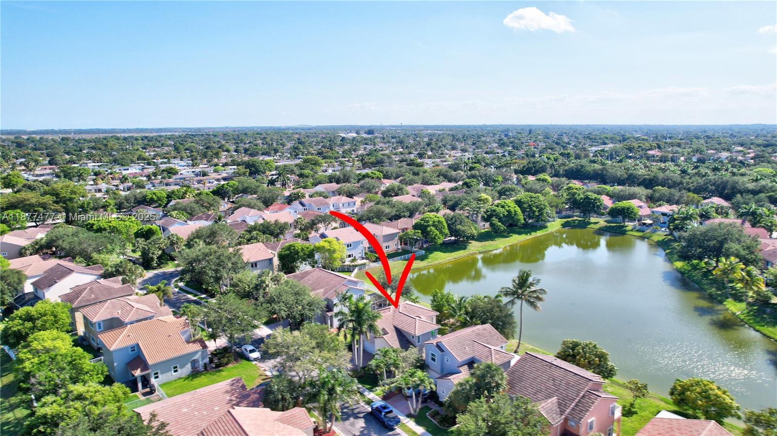 Stunning lakefront views & priced to sell in the sought-after, gated Walnut Creek. Situated on an expansive lakefront lot with tranquil water views. Featuring impact windows & doors, a modern kitchen with Wi-Fi-enabled lighting & a built-in stereo, renovated bathroom & half bath, tankless water heater, recessed lighting, elegant crown molding, no popcorn & custom storage under stairs. The spacious backyard offers fruit-bearing trees including mango, avocado, pineapple & sour orange. Resort-style amenities include clubhouse, pool, gym, tennis, basketball courts, playground & splash pad. HOA includes cable/HBO/high-speed wifi/alarm/lawn care & 24/7 security. Ideally located close to major highways, top shopping & dining, and Fort Lauderdale International Airport, this home truly has it all.