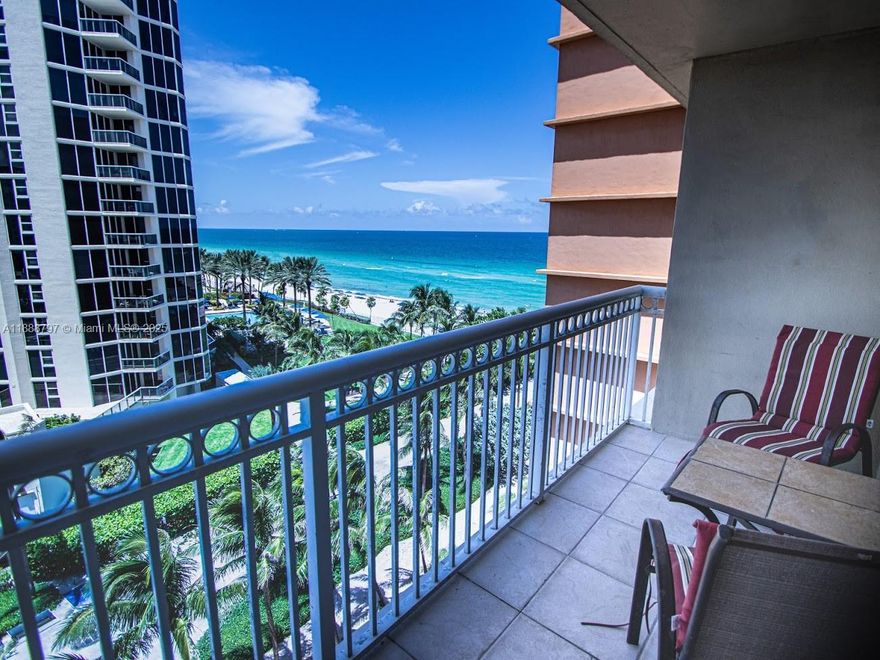 Beautiful studio with direct ocean views! Enjoy the breathtaking views from your private balcony. This property comes fully furnished and offers resort-style amenities including a gym, swimming pool, ocean access, spa, coffee shop, hair salon, pizzeria, bar, etc. Located on exclusive Collins Avenue, within walking distance to shopping centers, restaurants, cafes, and more. All utilities are included: electricity, water, cable, and Wi-Fi. Tourist taxes and parking are also included at no cost. Available 10/15/2025.