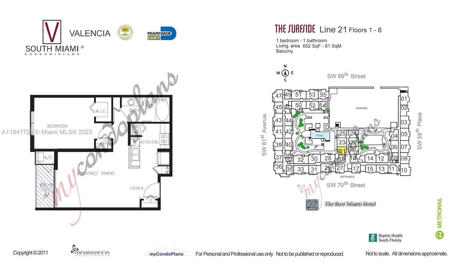 Beautiful 1bed, 1bath condo at Valencia with garden and pool view! Perfect for University of Miami students, faculty, Larkin Hospital employees. Washer/dryer inside, 1 covered parkings. Valencia features resort-style living with pool, fitness center, barbecue area, meeting room, internet cafe, billiards room & 24-hour security. The complex is minutes to Coral Gables, and across from Metro-Rail, Larkin Hospital & Sunset Place area with shops and restaurants.