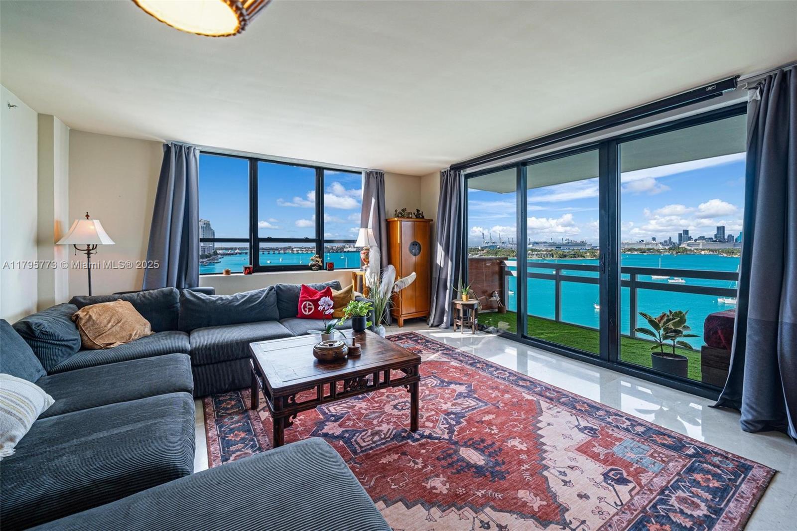 Rental Property at 1500 Bay Rd 1038S, Miami Beach, Miami-Dade County, Florida - Bedrooms: 2 
Bathrooms: 2  - $5,900 MO.
