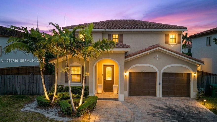 Welcome to a magical retreat in the sought-after Venetian Parc West community! This enchanting 5-bedroom, 3-bathroom home sits on one of the most desirable streets and features an oversized lot with space to accommodate a boat up to approximately 30 feet. Inside, discover elegant luxury vinyl flooring, granite countertops, and a private wine cellar fit for a collector.

Step outside to your own backyard oasis where an oversized heated saltwater pool glimmers like a tranquil lagoon beside a charming tiki bar—perfect for entertaining or relaxing under the stars. Residents enjoy access to community amenities including a clubhouse, swimming pool, gym, playground, meeting room, and security. The HOA conveniently maintains the front yard, allowing you more time to enjoy your surroundings. Ideally located just minutes from parks, schools, restaurants, shopping centers, hospitals, and major highways, this home blends everyday convenience with a touch of charm.

Please ask us about the 3-2-1 approved lender buydown. Meaning you get an interest rate as low as 3% with a monthly payment probably lower than what you're paying in rent!! Scroll down to "facts & features", click on "show more", then click "View virtual tour" for your Virtual Interactive Lifestyle Concierge! Ask anything. Explore everything.