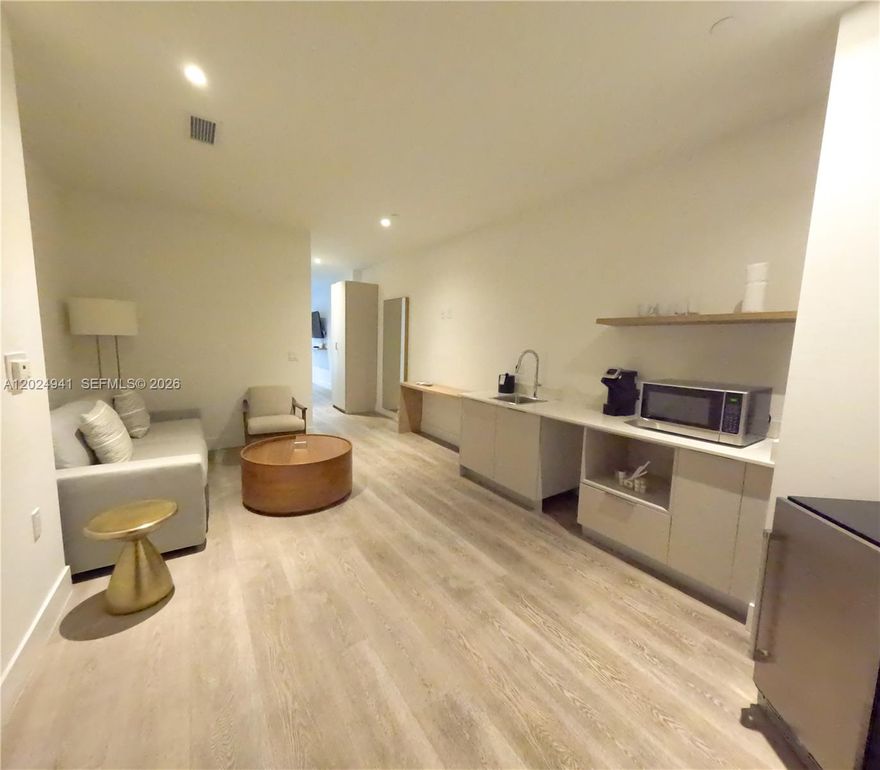 Fully furnished studio located at Smart Brickell Lodging 1 in the heart of Brickell, just a few blocks from Brickell City Centre. This modern condo-hotel, designed by Adrian Hoyos, features luxury finishes and offers resort-style amenities, including two pools, a spa, and a fitness center. Owners enjoy the flexibility of personal use (up to 6 months) or rental income, including short-term rentals like Airbnb, with the option to self-manage or participate in the optional Habitat Group Hotel Program or Leaseback. Don’t miss out on this great opportunity!